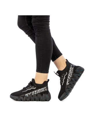 Pantofi sport dama Britany negri - Kalapod.net